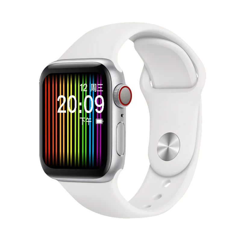 New design touch screen IP68 waterproof fitness smart watch with heart rate monitor