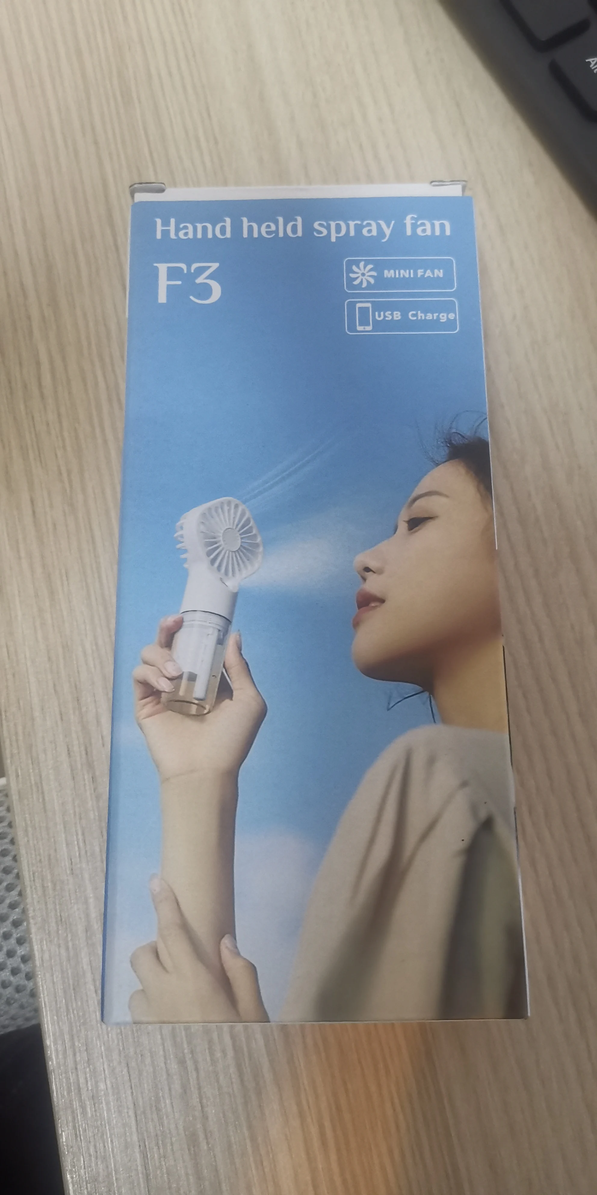 outdoor custom small usb handheld cooling mist electric standing portable hand rechargeable mini fans