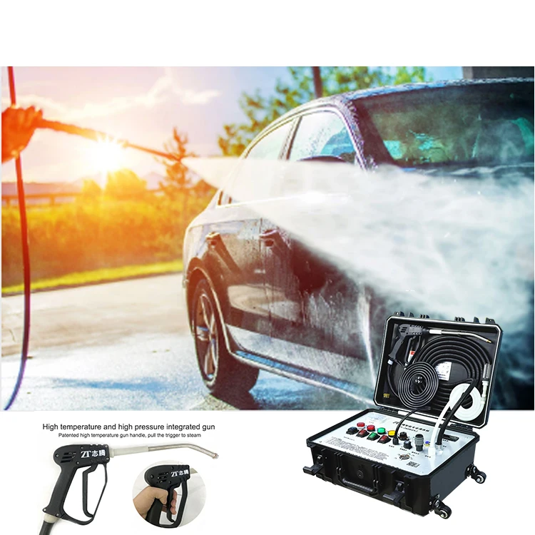 OEM Mobile Optima Steamer Portable High Pressure Hot Temperature Steam Cleaner Wash Car Washing Machines Products For Car Wash