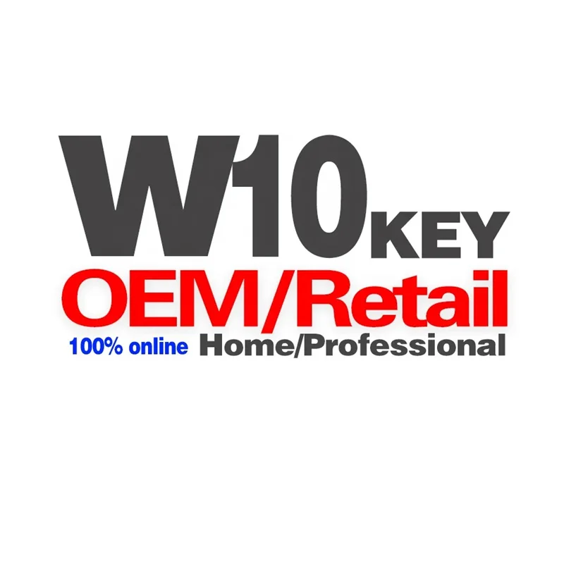 w 10 pro key oem digital  100% Online activation w10 pro retail key  home Professional  key