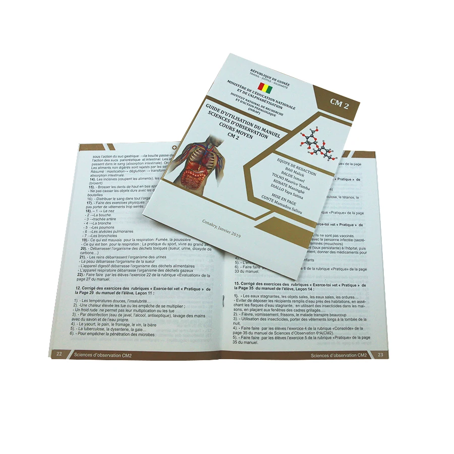 2021 Wholesale College Educational Books Custom Mass production workbook printing service