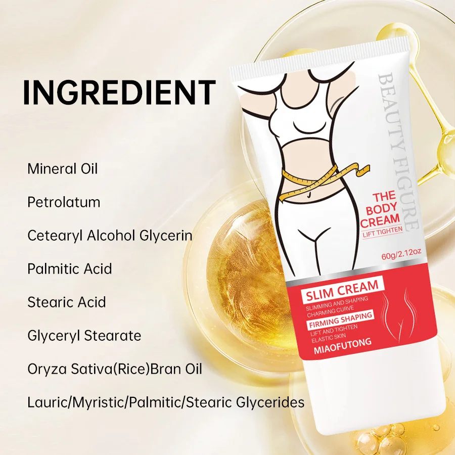 Gluta Booster Beauty Cream for Body Slim Improve Uneven Texture Moisturizes and Nourishes Fight Dry Skin 60ml Portable