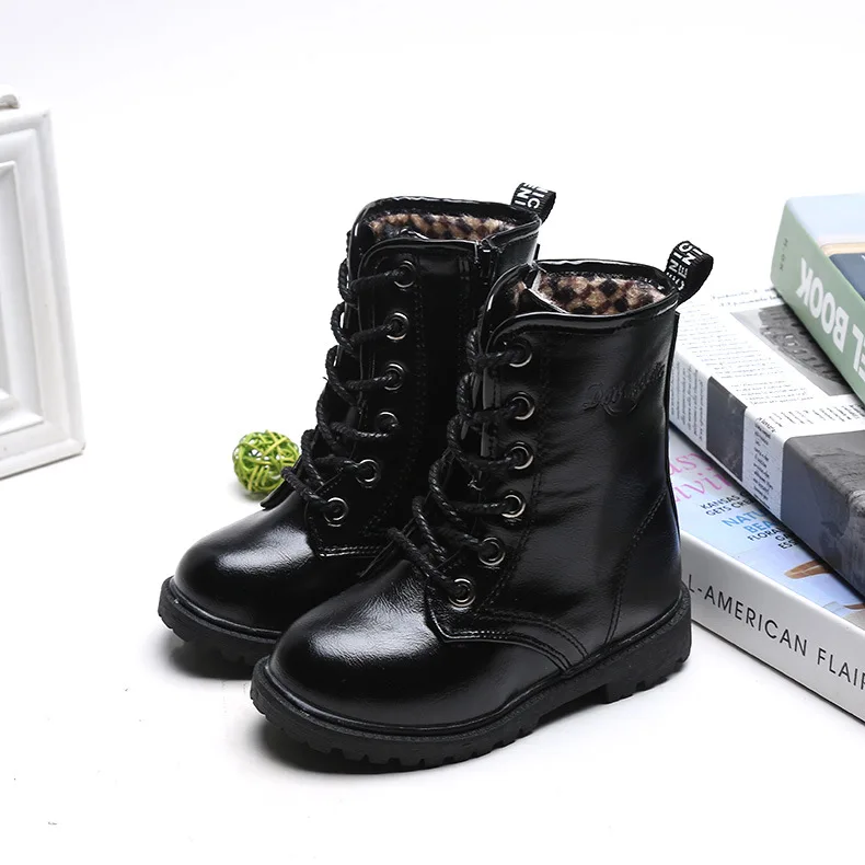 Children Casual Boots Fashion Kids Martin Boots Outdoor Comfortable Leisure Shoes Boys Girls Autumn Winter Warm Snow Boot Kids