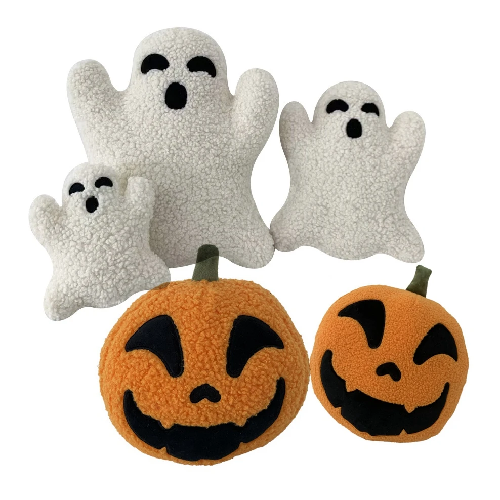 New Halloween Ghost Pillow Plush Toy, Ghost Throw Pillow Halloween Decorative Gift