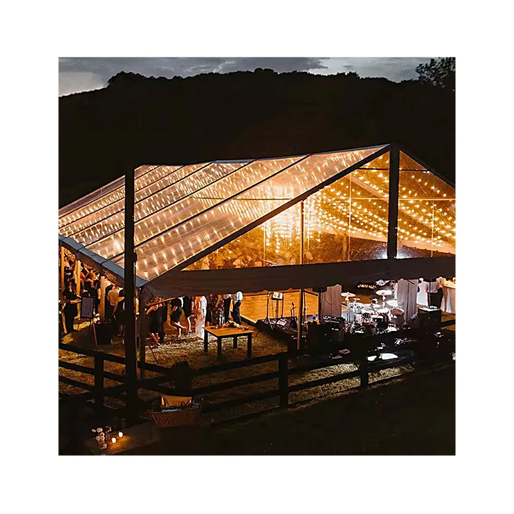Tent for Events 10 X 15 20 X 30 30 X 60 Wholesale Big Clear Outdoor Banquet Canopy Tents Warehouse Wedding Party Marquee Tent