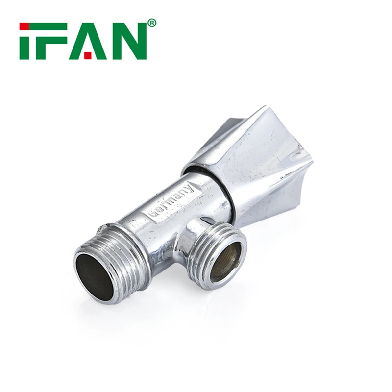 IFAN Factory Supply Full Turn Angle Valve 1/2 Water Ball Valve Two Way Angle Valve