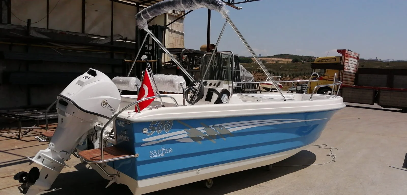 
HIGH QUALITY BEST SELLER SAFTER 500 SPORT FIBERGLASS BOAT 