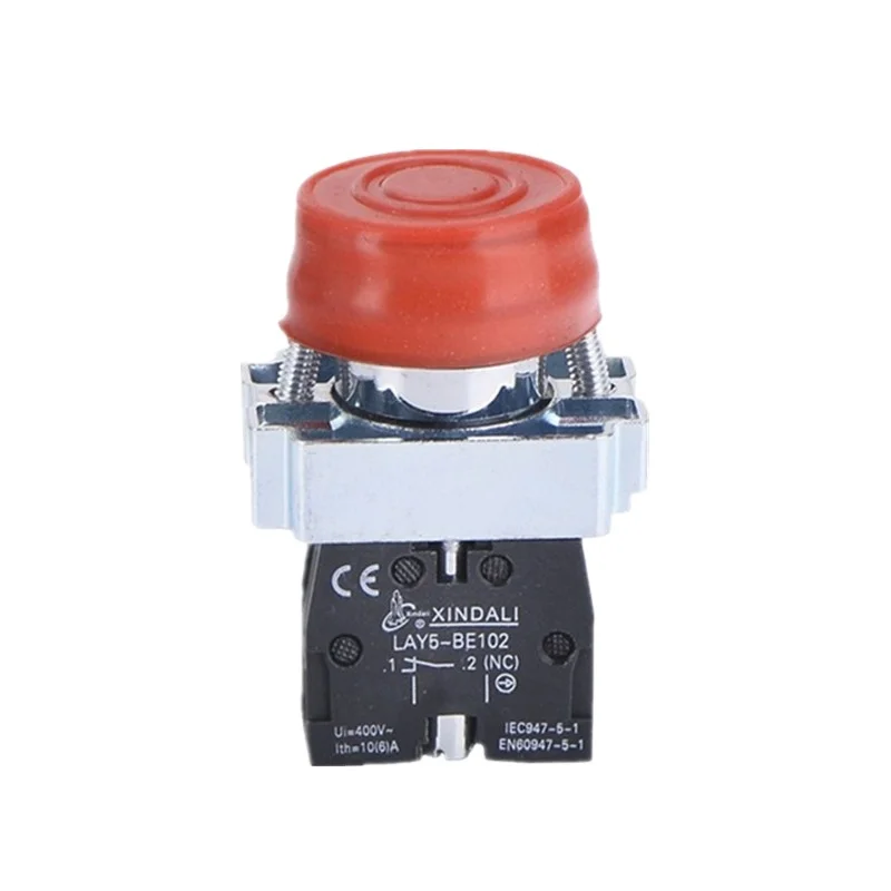 LAY5-BD42 metal emergency stop cover push button waterproof marine push button switches