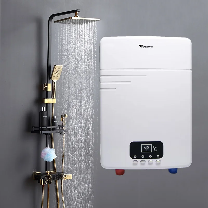 Smart 110V 220V 110 V Bathroom Shower Quick Electric Instant Thermostatic Tank Less Geyser Hot Water Heaters