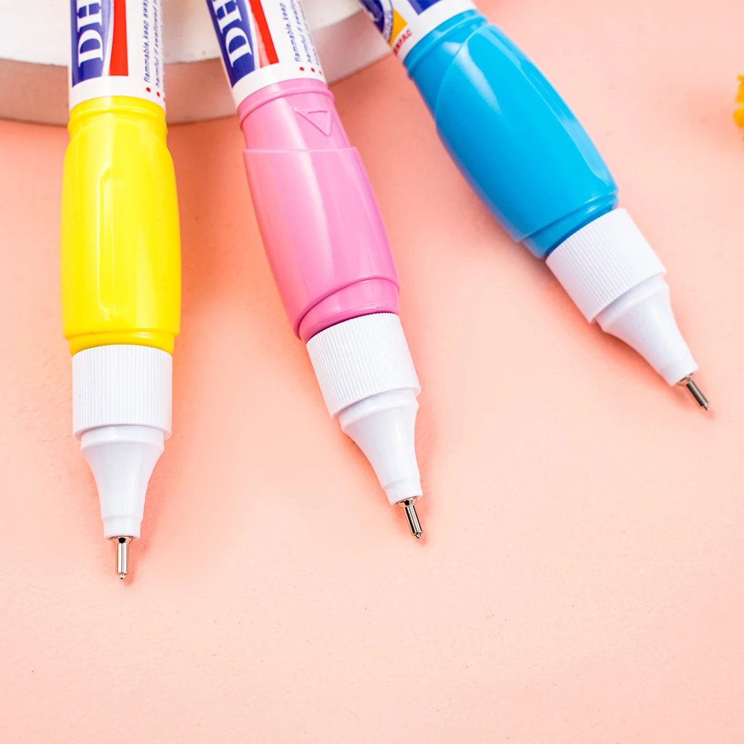 School Stationery Set Correction Fluid Hot Selling Quick Dry 4ml Correction Pen For School