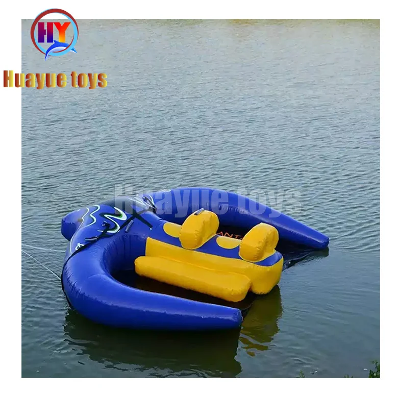 Hot sale inflatable flying manta/inflatable flying Kite Tube boat/inflatable flying manta ray for water sport game