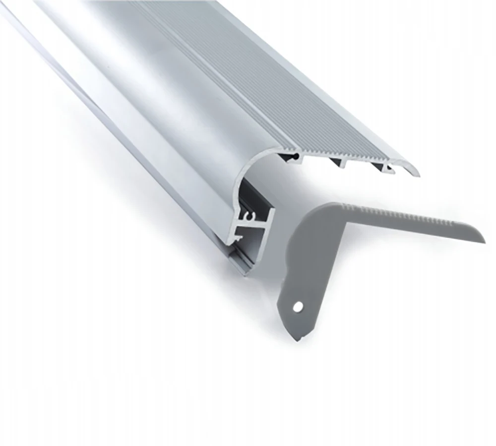 LED Step Stair nosing light led heatsink extrusion aluminum profile for down lights