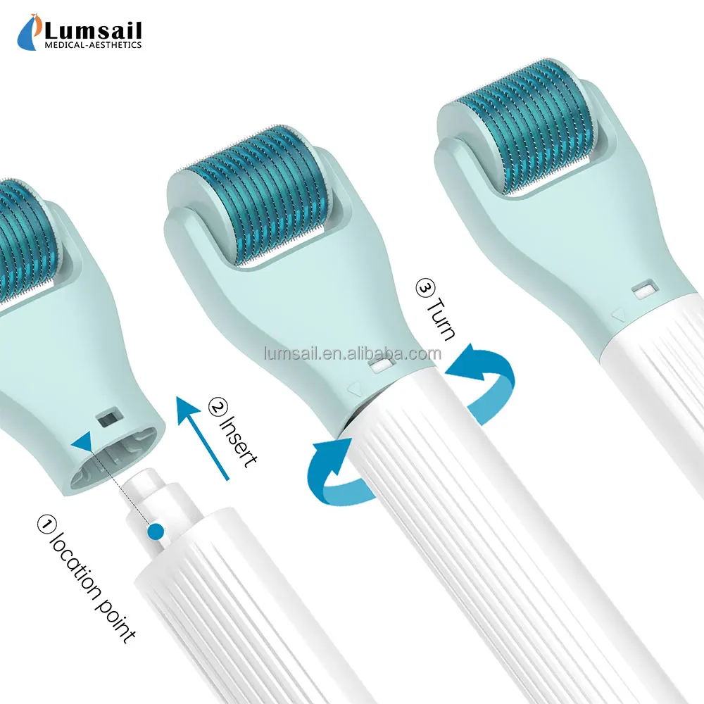 Facial Massage Roller 10 in 1 Micro Needle Derma Roller OEM Factory