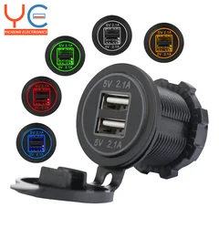 12V 24V 4.2A Fast Charging 2 USB port Car Charger