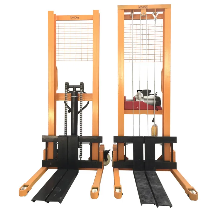 Stacker Reach Manitou Battery Forklift Pedestrian Walkie Electric Stack