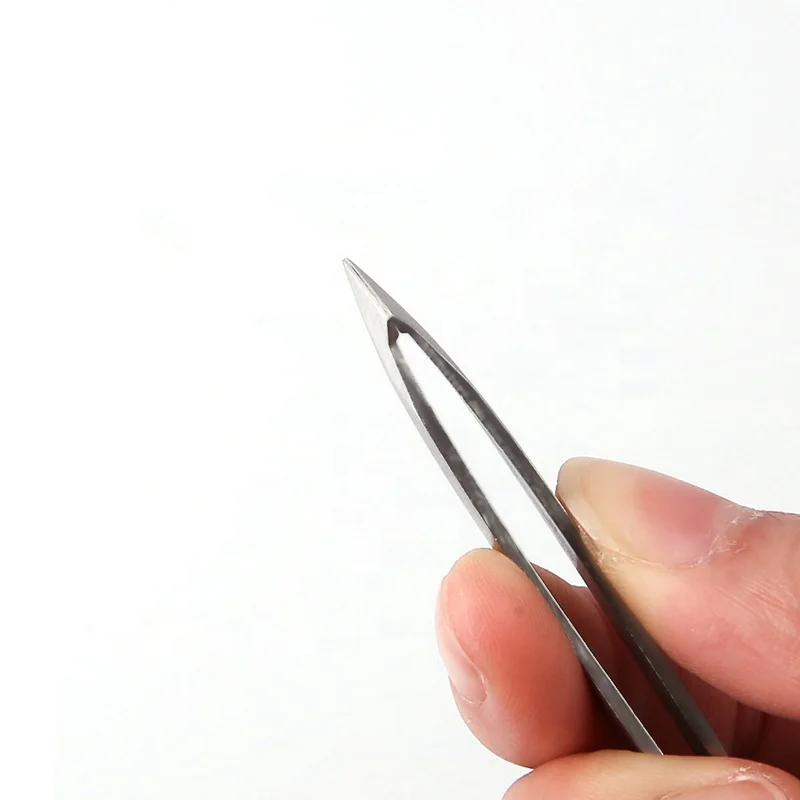 Professional Multi-Purpose Eyebrow Tweezers Wholesale Makeup Tool for Eyebrows & Facial Hair Removal Pointed & Slanted Tips