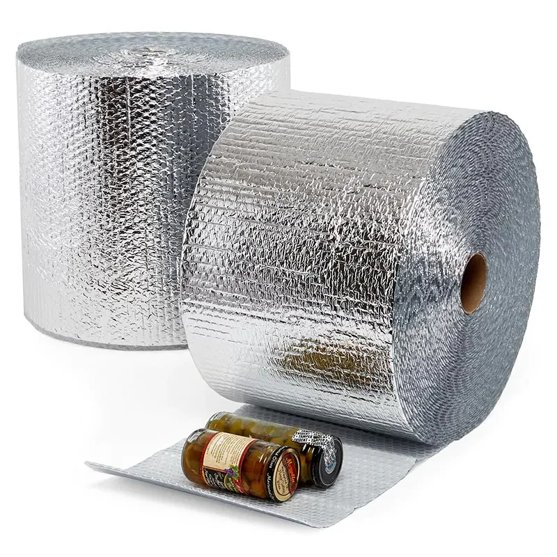 Wholesale aluminum bubble foil insulation Wrap Shipping Packing Reflective Foil Insulation Roll