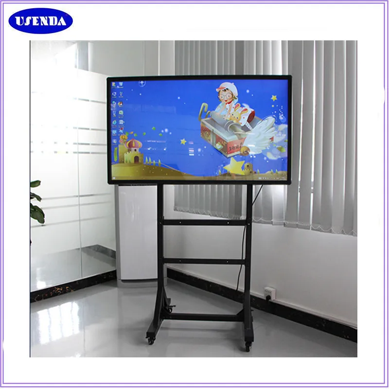 86 inch Multi language  teaching smart whiteboard touch screen monitor  totem for teaching meeting use