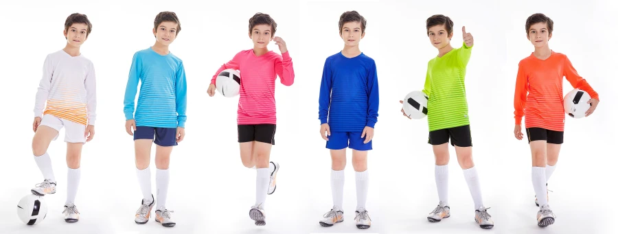 High Quality Breathable Kids Football Jersey