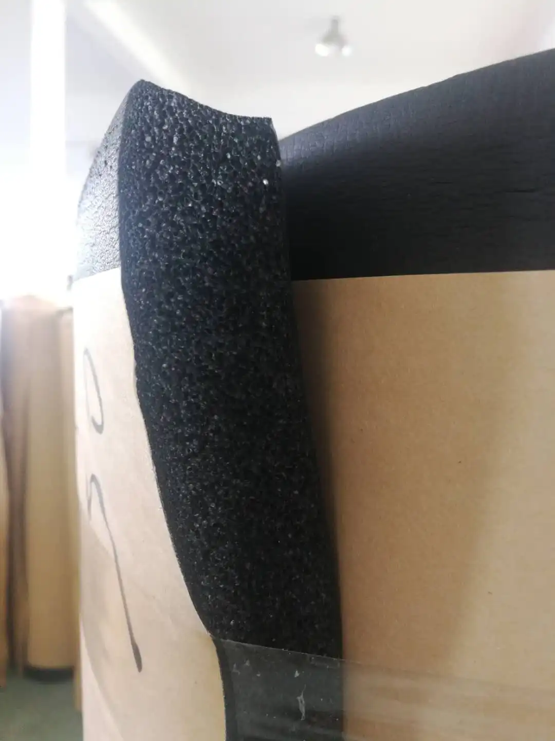 Heat release coefficient insulation neoprene rubber sheet for air duct with weather proof, flame resistance, oil resistance