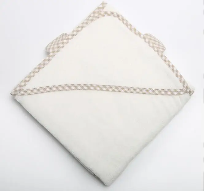 
Soft absorbent bamboo Terry baby poncho hooded towel 