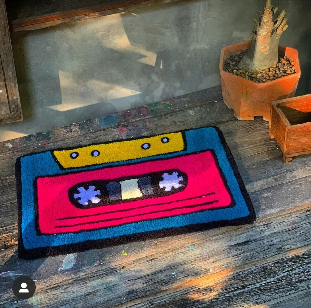 3 D printed tufted carpet Designer game CD custom carpets    rug and rugs  for living room decoration