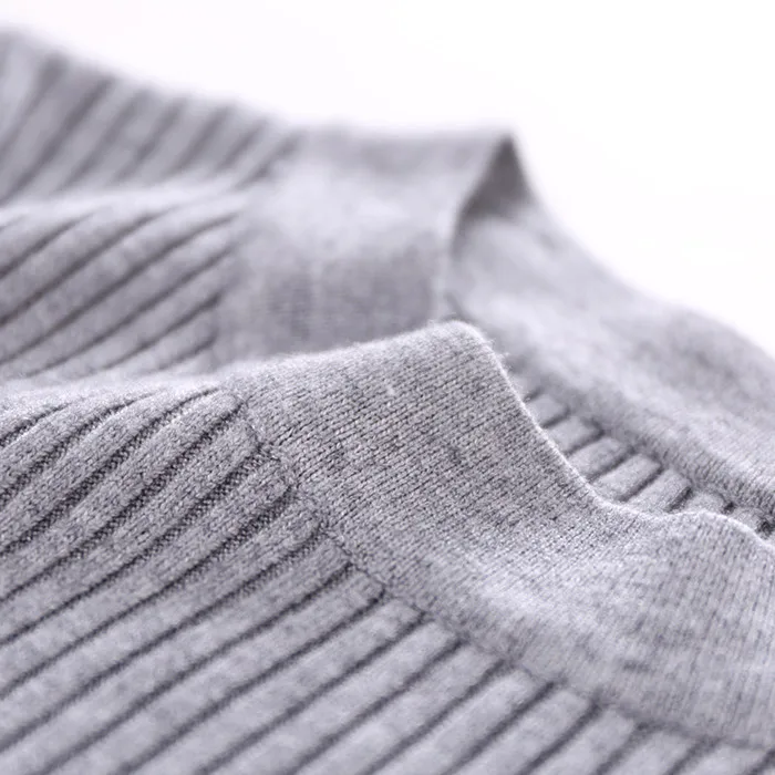 women winter round neck knitted sweater dress clothing long sleeve ribbed knit ladies one piece