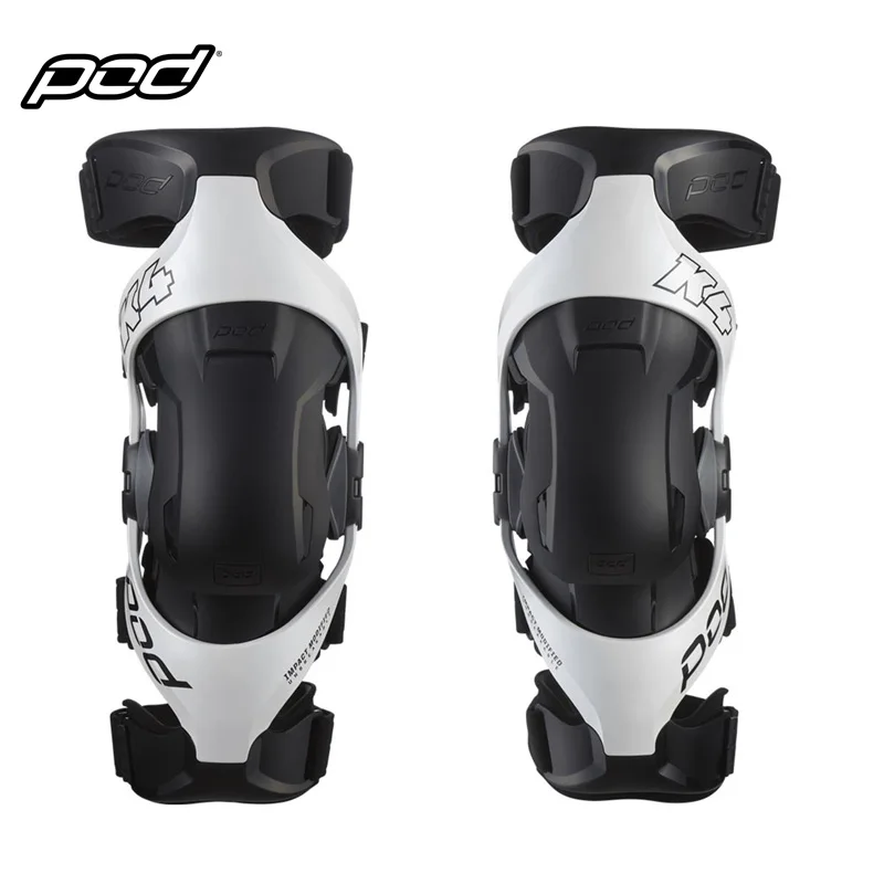 Motorcycle Protector Knee POD K4 2.0 Knee Braces  protective Motocross mx Adult White