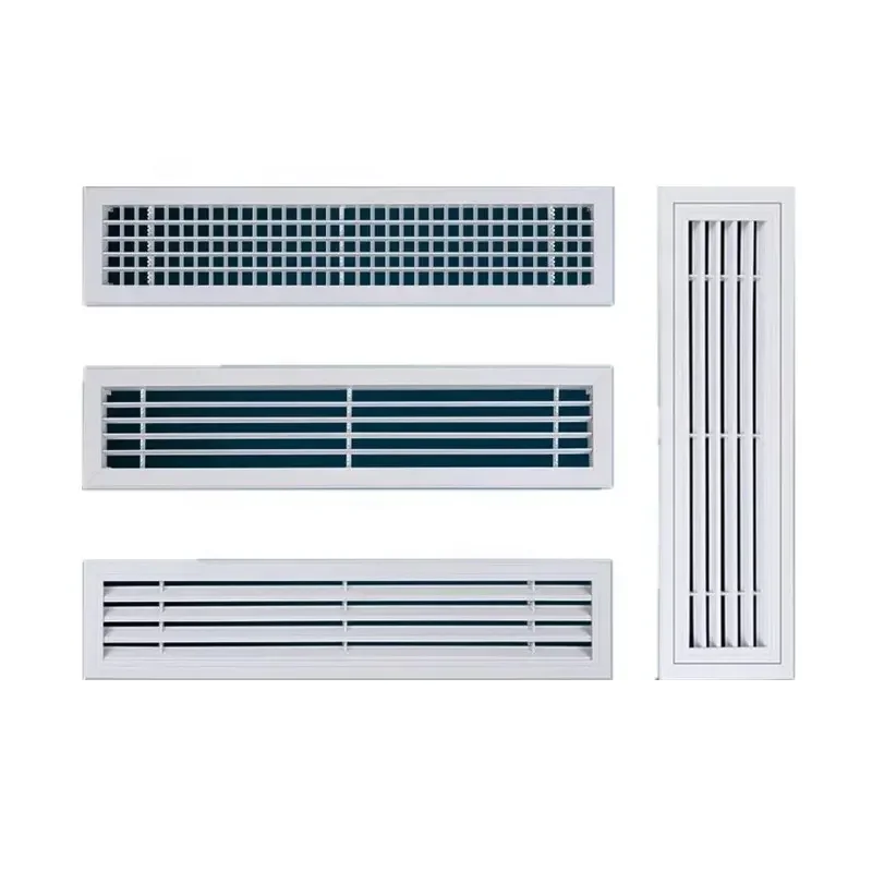 China Manufacturer Direct Wholesale Hvac System Linear Bar Grille With Removable Core Hinged Air Wall Grilles