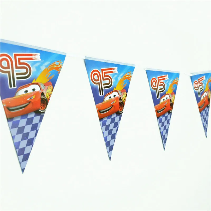 Home party decorating pennant flag 2.7 m paper banner for kids birthday decorations