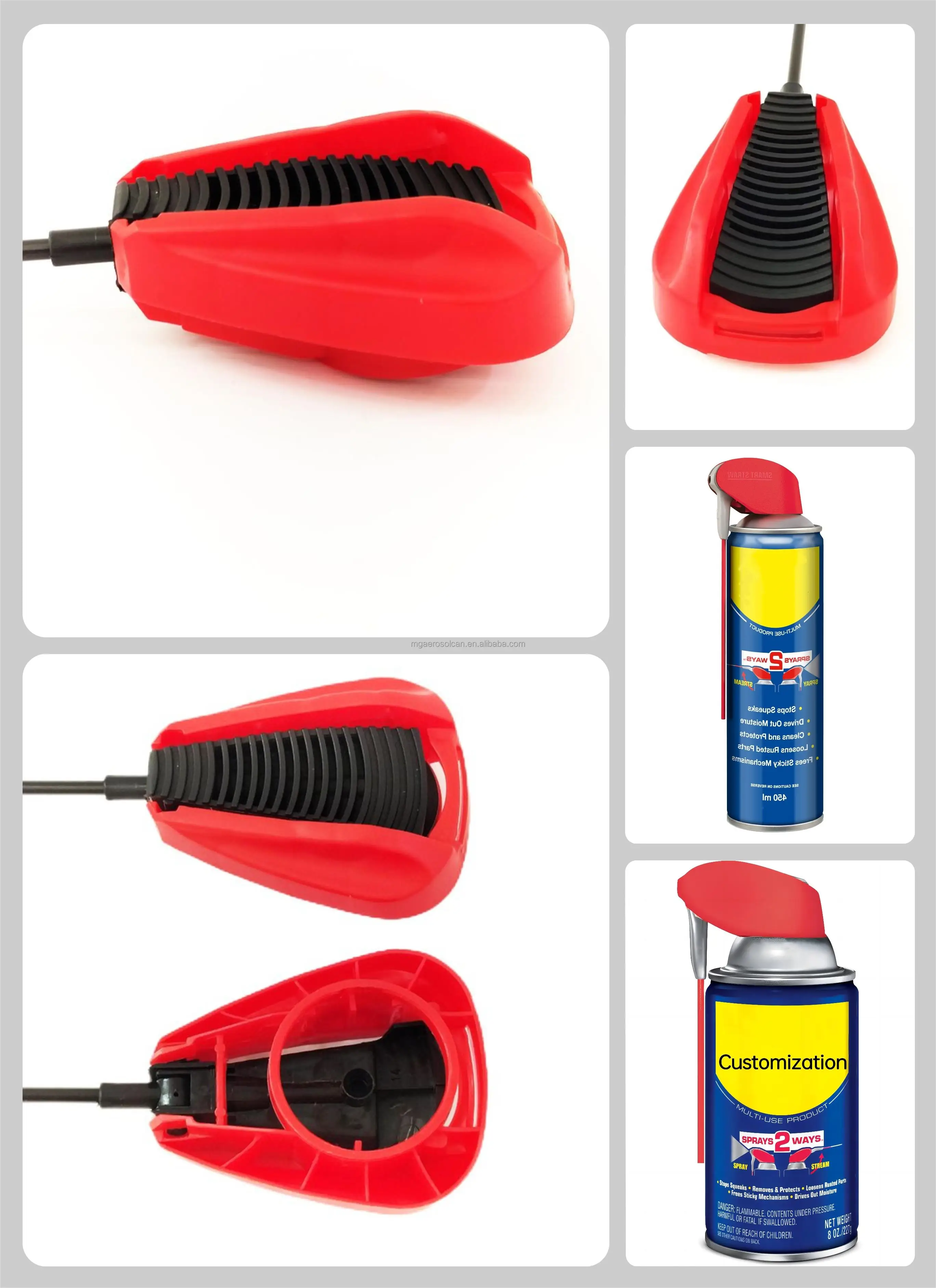 2023 hot sale good quality customize multi-function valves lubricant aerosol can valve for car chain aerosol can