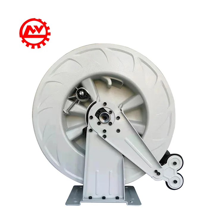  1/2 Inch 50 Feet Heavy Duty Spring Rewind Industrial Grade Professional Wall Mount Retractable Hose