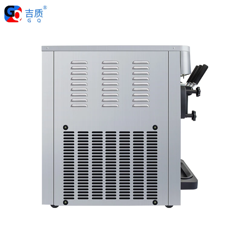 GQ-25CTB Super Refrigeration Soft Serve Ice Cream Machine With 2+1 Flavor With Airpump