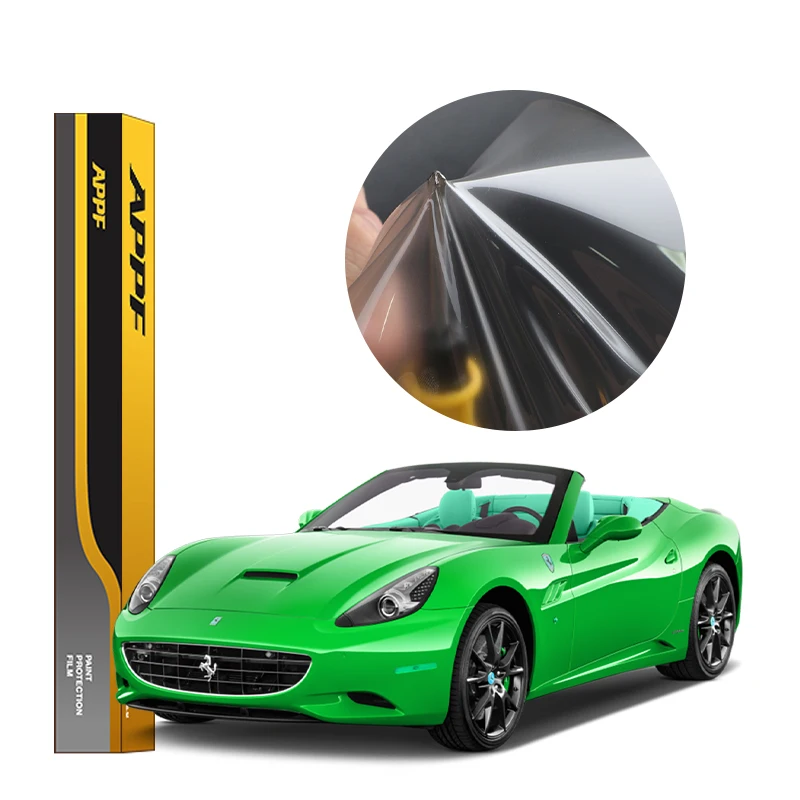 Car Hydrophobic Ppf Self Healing Glossy Anti Yellowing Tpu Sticker Car Paint Protection Film For Car Body