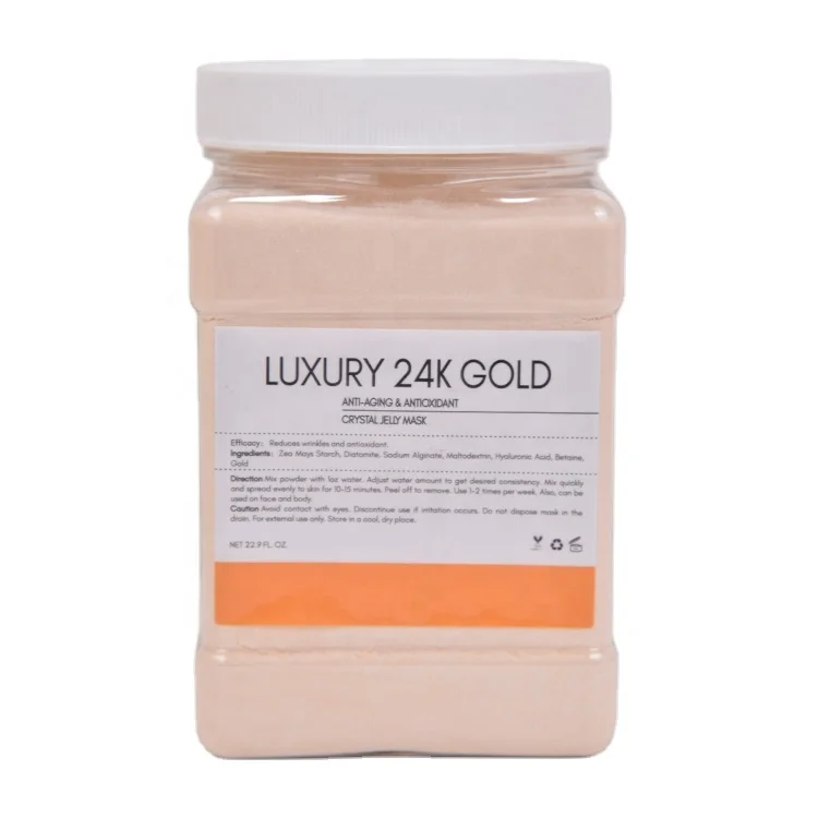 Wholesale beauty face moisturizing crystal jelly mask skin care products manufacturer hydrating 24k gold facial maskss