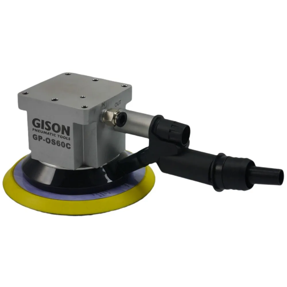 Professional 12000Rpm 6Inch Central-Vacuum Robotic Arm Air Pneumatic Random Orbital Sander With Fixed Platform