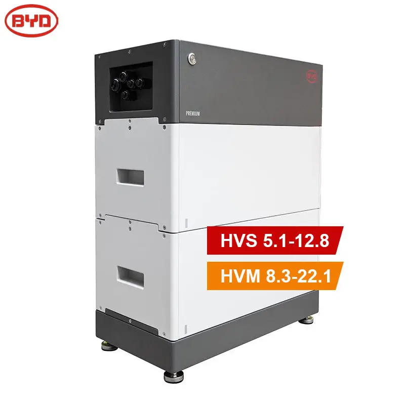 PV BYD HVM 22.1 kWh Battery Box EU Warehouse Stock price Premium high voltage Lithium Solar Energy Storage 8.3 kWh Module