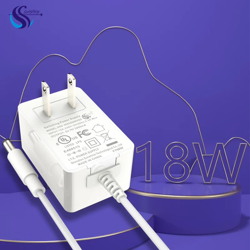 Oem Odm Service Available Us Plug 18w 5.5*2.1 5.5*2.5 Dc Power Adapter 12v 1.5a 12v1.5a 1500ma With Ul Fcc Certificate