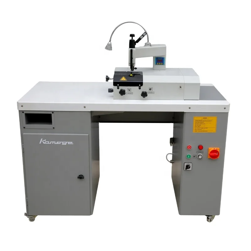 Kamege KSM50A High Precision Bowl Knife Leather Skiving Machine For Leatherbag Shoes Belt Strap EVA PVA Skiving Egde