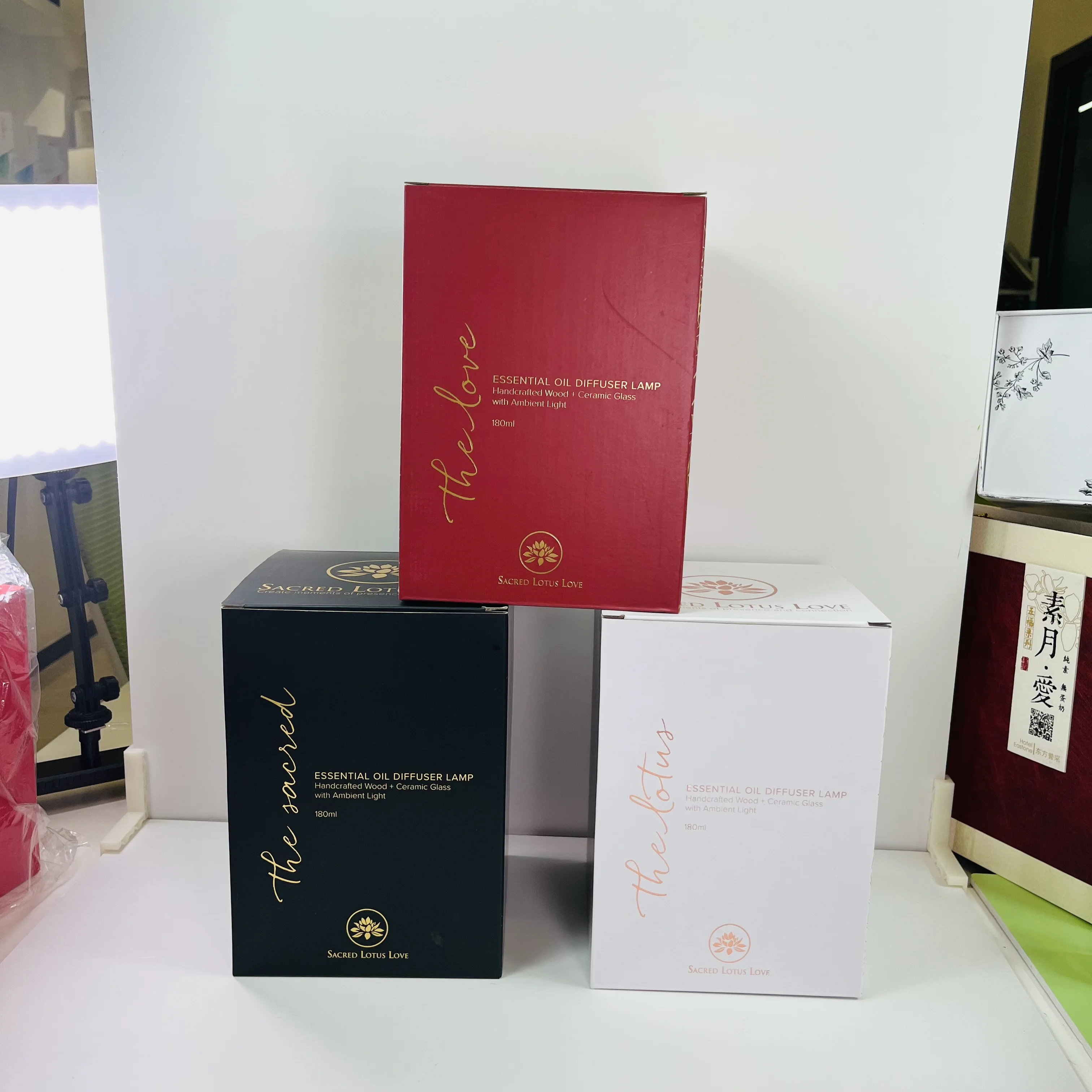 Custom three colors card and cardboard paper box for many products packaging