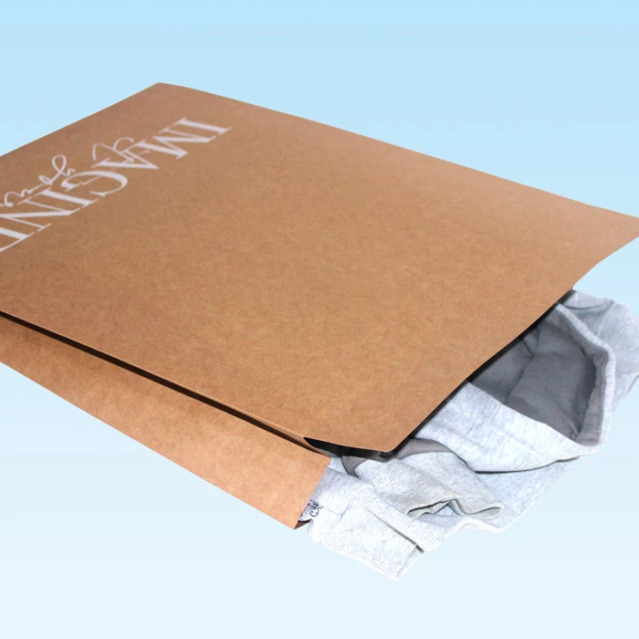 
Hot selling products 100% Recyclable Brown Kraft paper courier bag/Mailing bags custom 