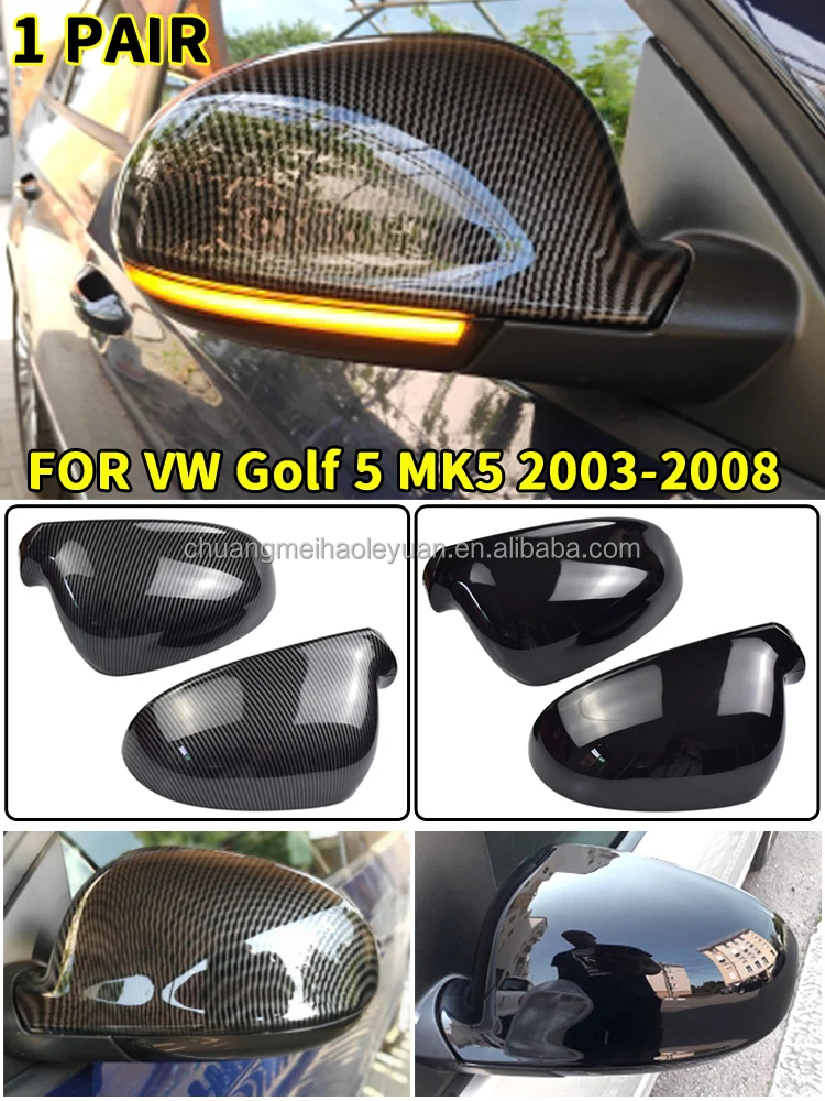2 шт. для VW Golf MK5 GTI Jetta 5 Passat B6 B5.5 крышки боковых зеркал Sharan Вариант EOS 2007