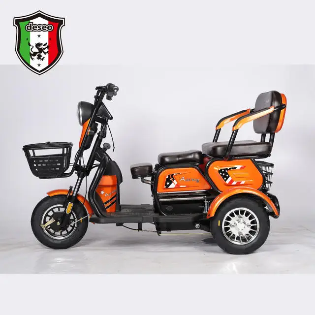 Customized high performance color 501 800w moto electric tricycle cargecarryon