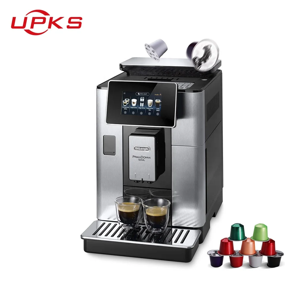 Eco-friendly aluminum foil capsule 15ml portable color empty  coffee capsule with heat seal foil lid