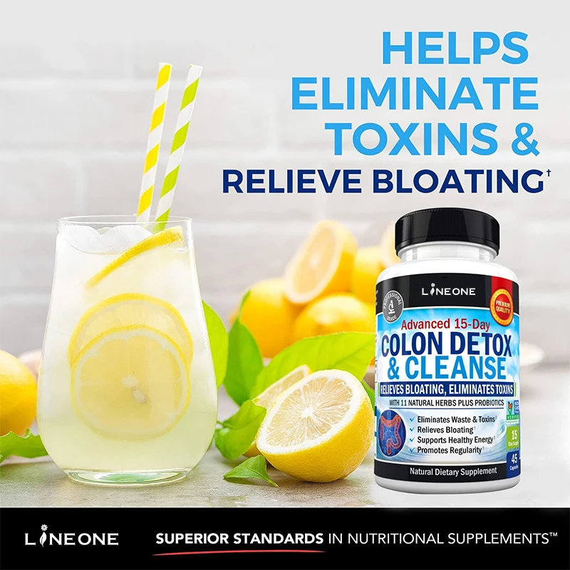 Natural OEM/ODM Colon Cleanser Detox for 15 Day  Extra-Strength Cleanse with Probiotic & Natural Laxative