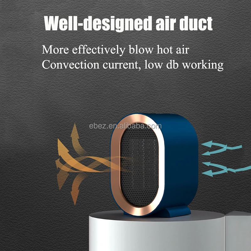 Amazon Hot  Selling PTC Heater Temperature Control Portable Electric Ceramic Space PTC Heater Small Space Heater for Office