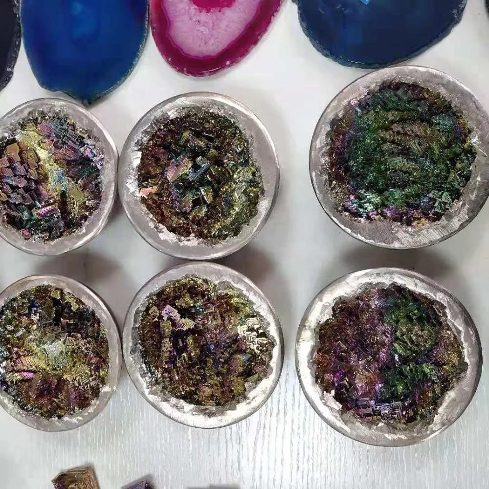 Wholesale Natural Metal Ore High Quality Bismuth Mineral Wealth bowl