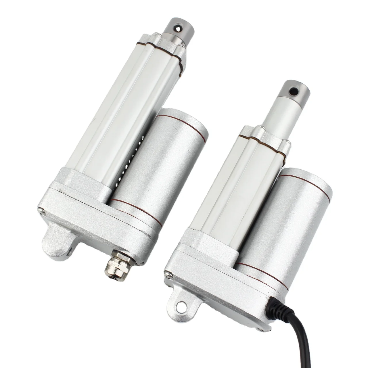 12 Volt 24 Volt Electric Cylinder Mini Telescopic 500mm Stroke ip65 Linear Motor Actuator Outdoor