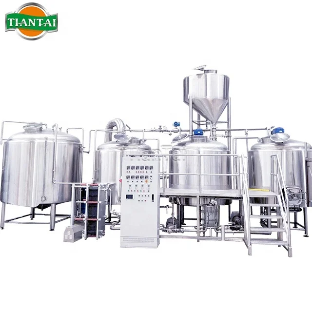 500L 5HL 4BBL SUS electrical manual Three vessel small turkey beer brew equipment brewing machine making beer