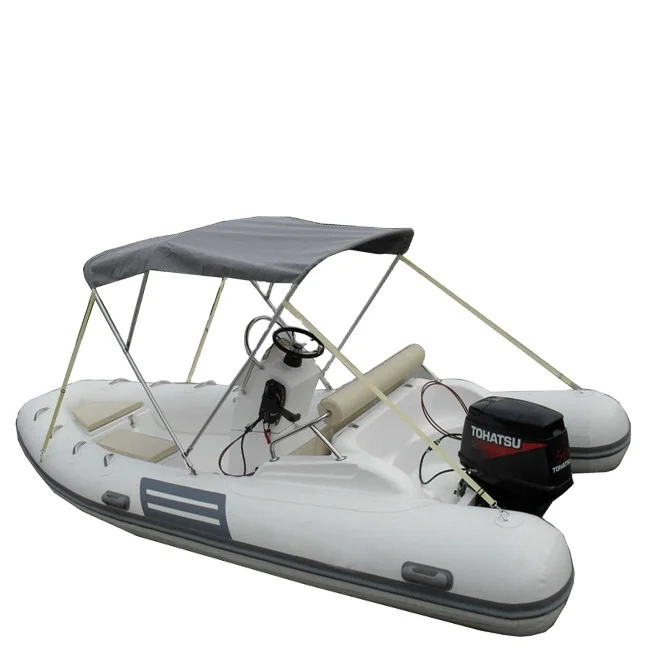 2022 New Launch Haohai Boat CE RIB480 Inflatable Boat Fiberglass Fishing Hypalon RIB Boat